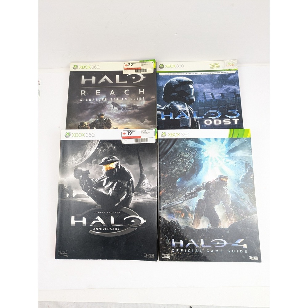 Halo Reach, Halo , Halo 3, Halo 4  Strategy Game Guides Xbox 360